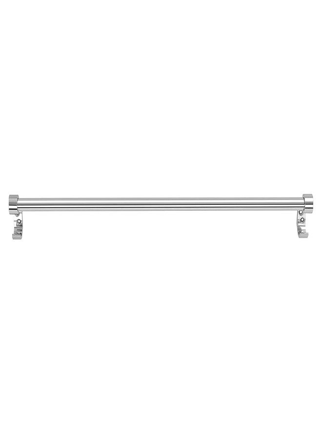 Handy Stainless steel bathroom accessories towel rod towel bar, towel holder, towel stand, towel bar with cloths Hook (Size-18 Inch/Set of -1) - Image 3